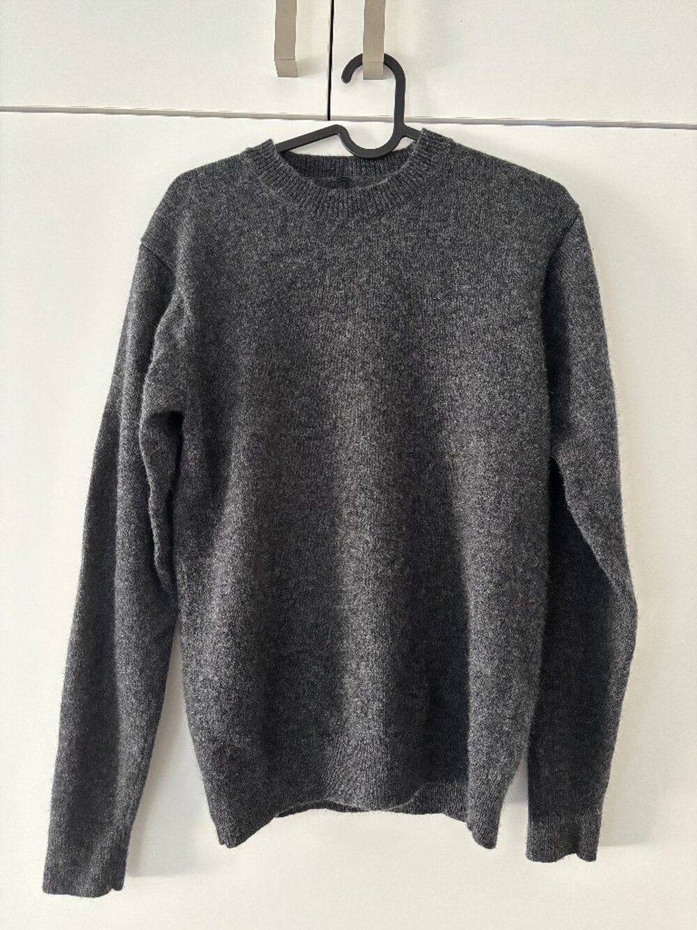 Muji Unisex Dark Charcoal Crewneck Sweater Size Small